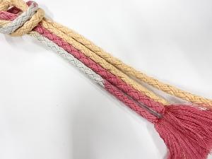 正絹　手組帯締め